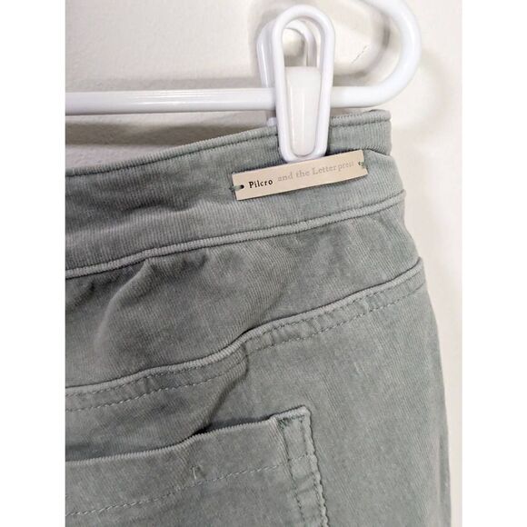 Pilcro and the Letterpress by Anthropologie Light Green Corduroy Pants - Size 16 - Picture 7 of 8